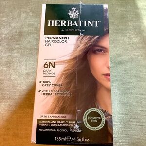 HERBATINT 3Pk 6N Dark Blond Permanent Gentle Hair-Color Gel 100% Gray Coverage